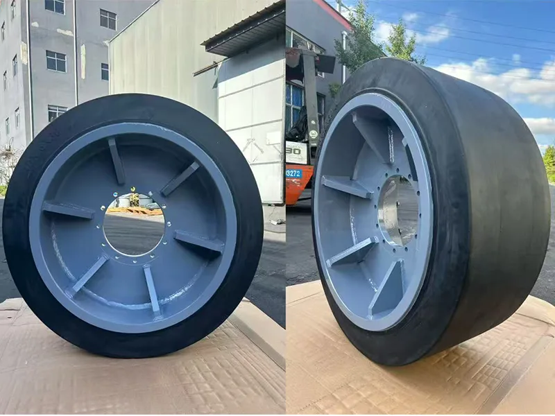 Ban 40x16x30 digunakake ing Bridge Boarding Penumpang