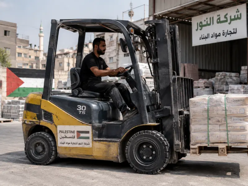 Umpan Balik Aplikasi ing Situs saka Klien Forklift Palestina
